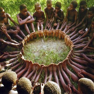 photo anthropologist African tribe